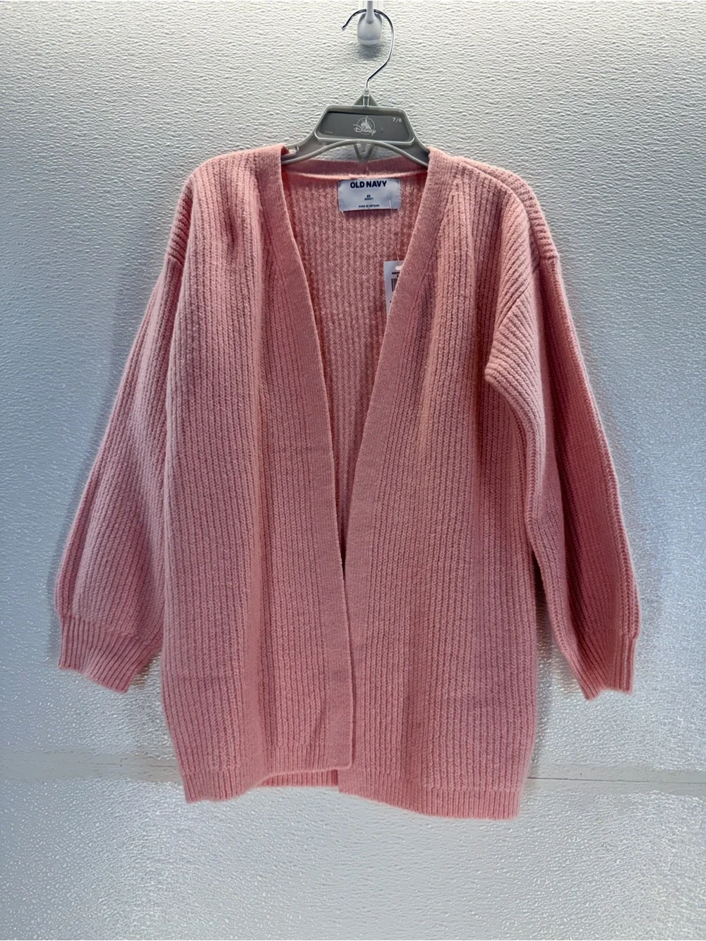 Old Navy Toddler Girls Pink Open Front Cardigan Sweater Size 5T NWT